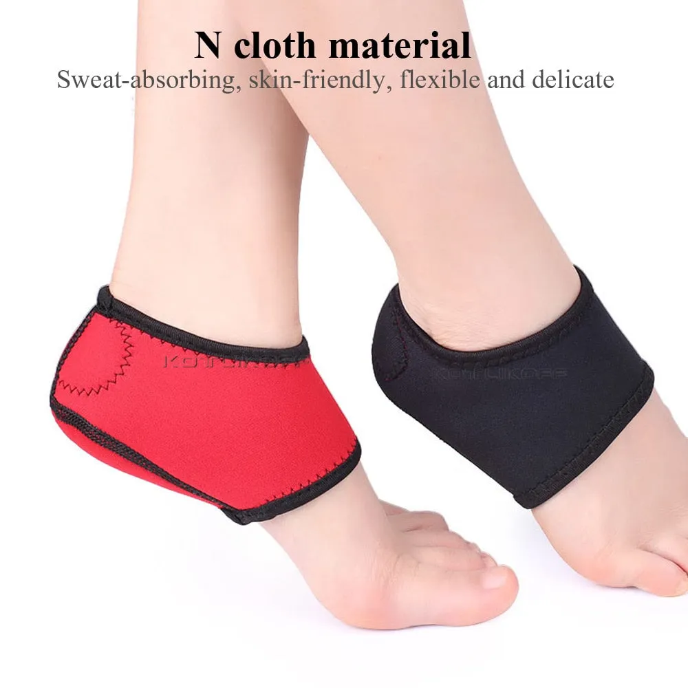 1 Pair Pain Relief Heel Pads Foot Patch Plantar Fasciitis Heel Socks