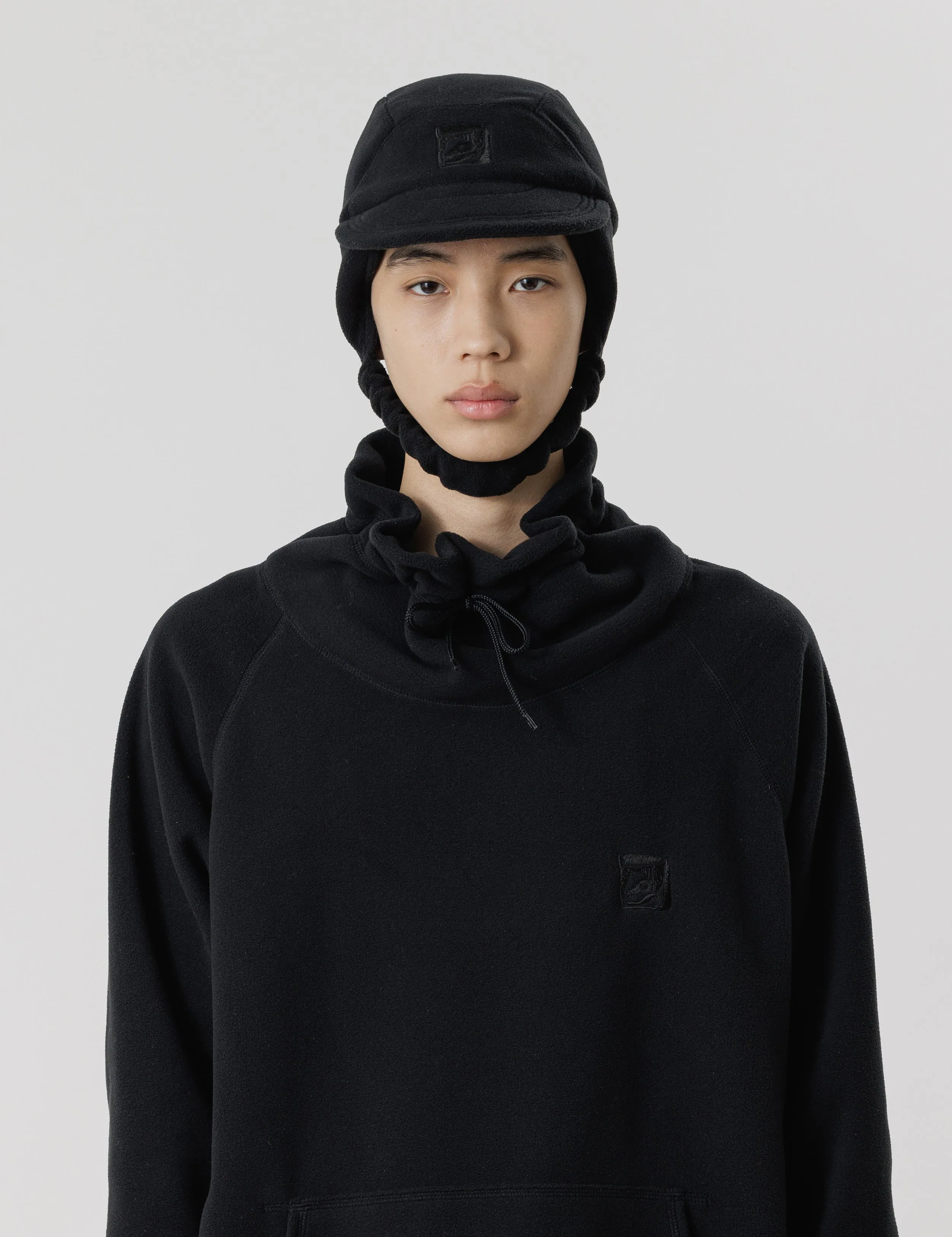 24AW-GOC-003 / FLEECE CAP / BLACK