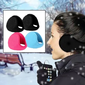 4-Pack: Foldable, Soft and Warm Fleece Earmuffs