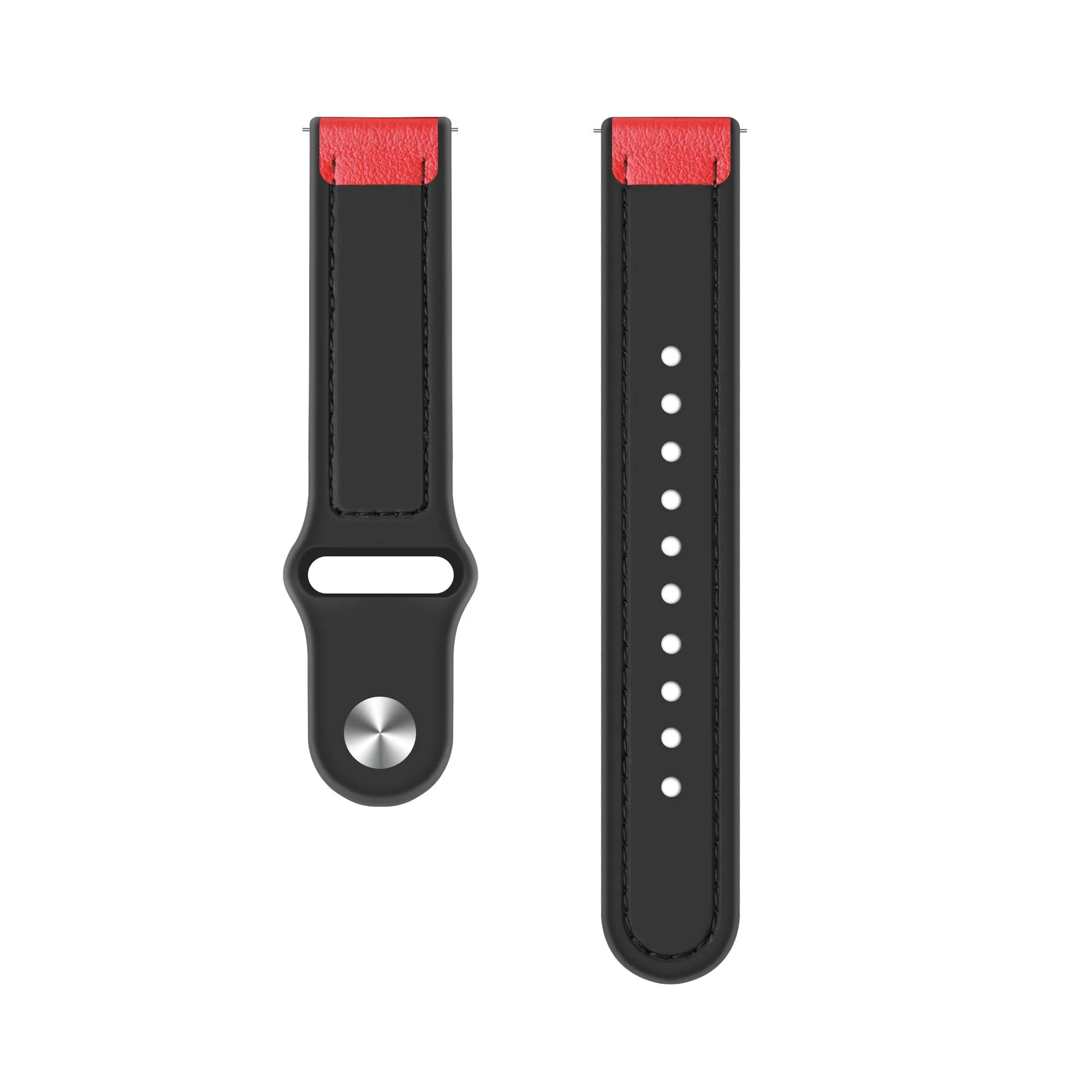 Amazfit Bip Hybrid Leather Strap (Red)