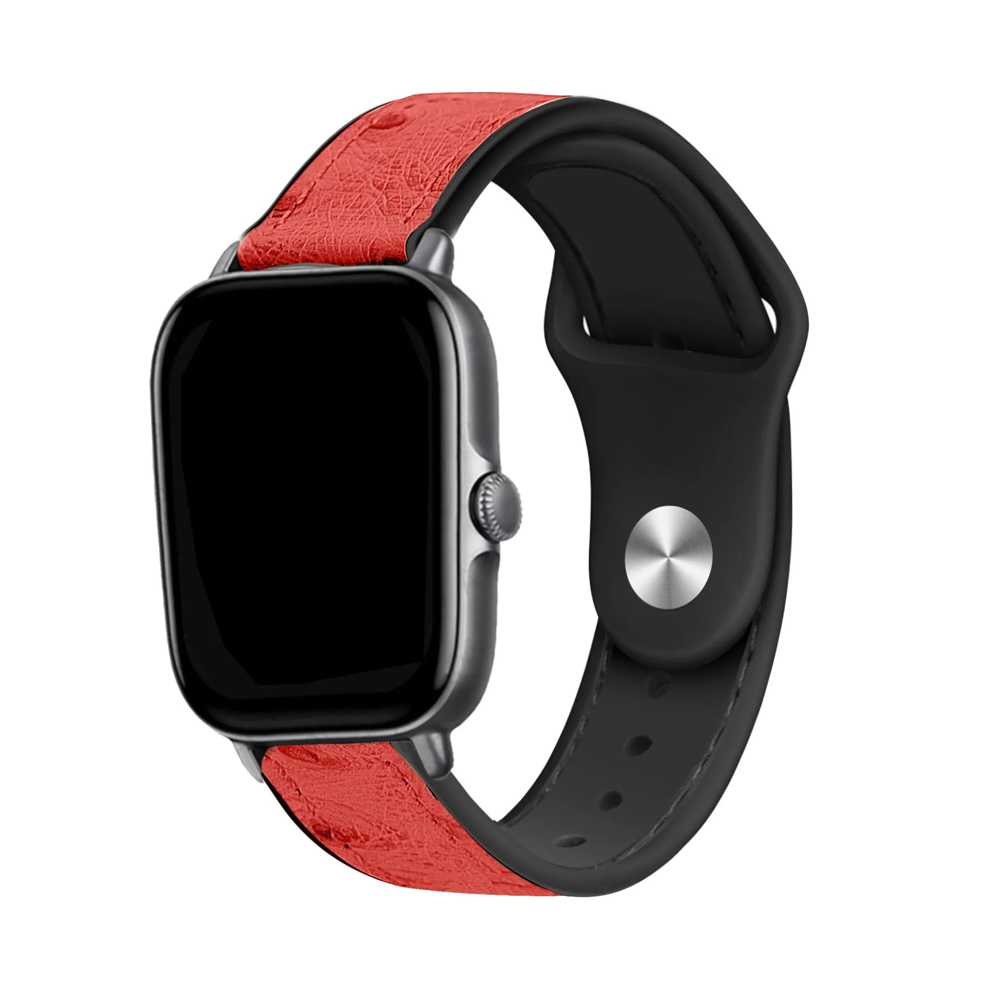 Amazfit Bip Hybrid Leather Strap (Red)