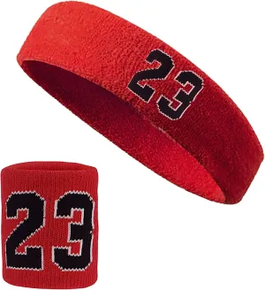 Basketball Wristbands Sweatbands Kit Sweat Bands Sweat Absorbing Head Band for Party Accessories