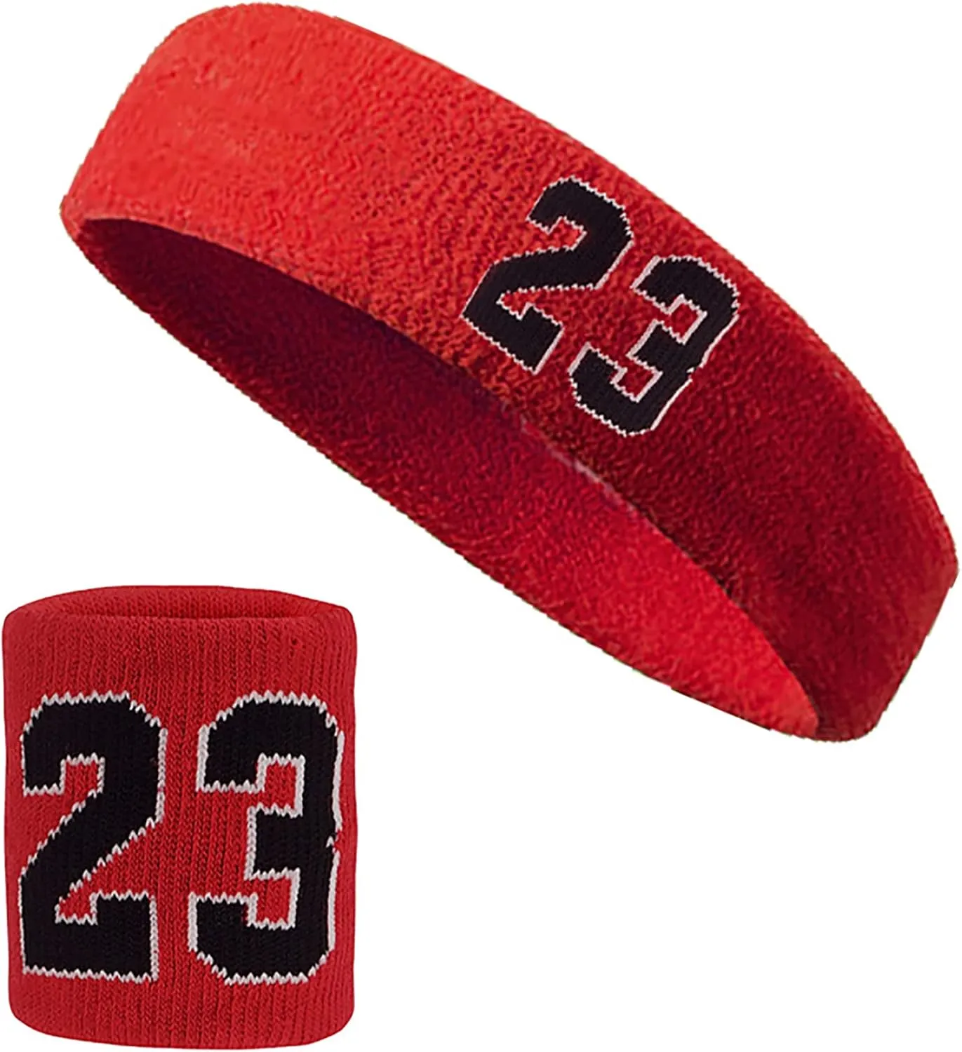 Basketball Wristbands Sweatbands Kit Sweat Bands Sweat Absorbing Head Band for Party Accessories