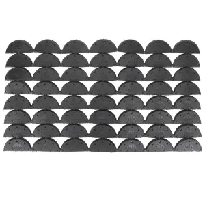 Belika Heel Saver-56Pcs Black Rubber Wearable Anti-Slip Cutable Heel Protection Shoe Repair Accessory