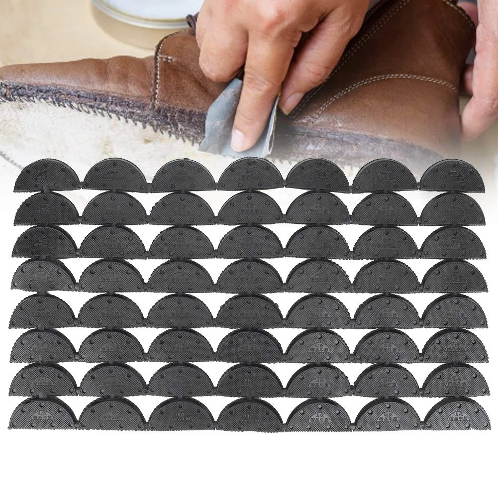 Belika Heel Saver-56Pcs Black Rubber Wearable Anti-Slip Cutable Heel Protection Shoe Repair Accessory