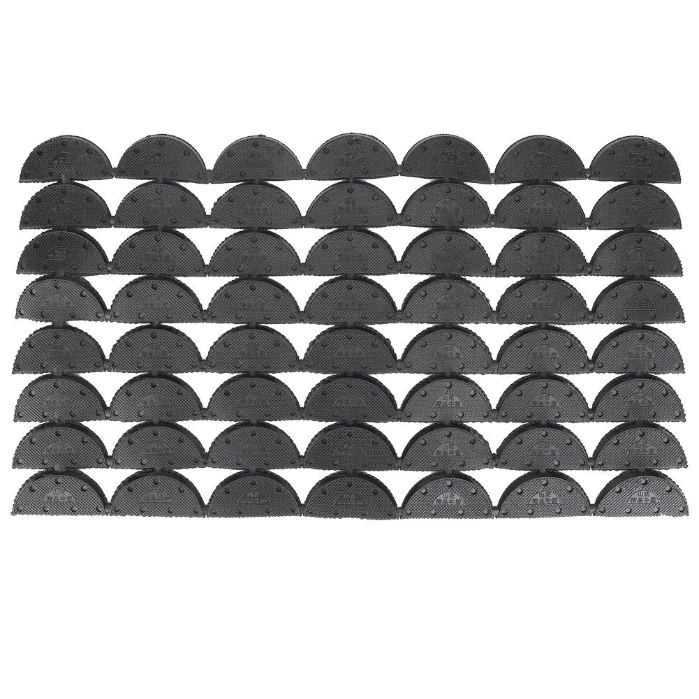 Belika Heel Saver-56Pcs Black Rubber Wearable Anti-Slip Cutable Heel Protection Shoe Repair Accessory