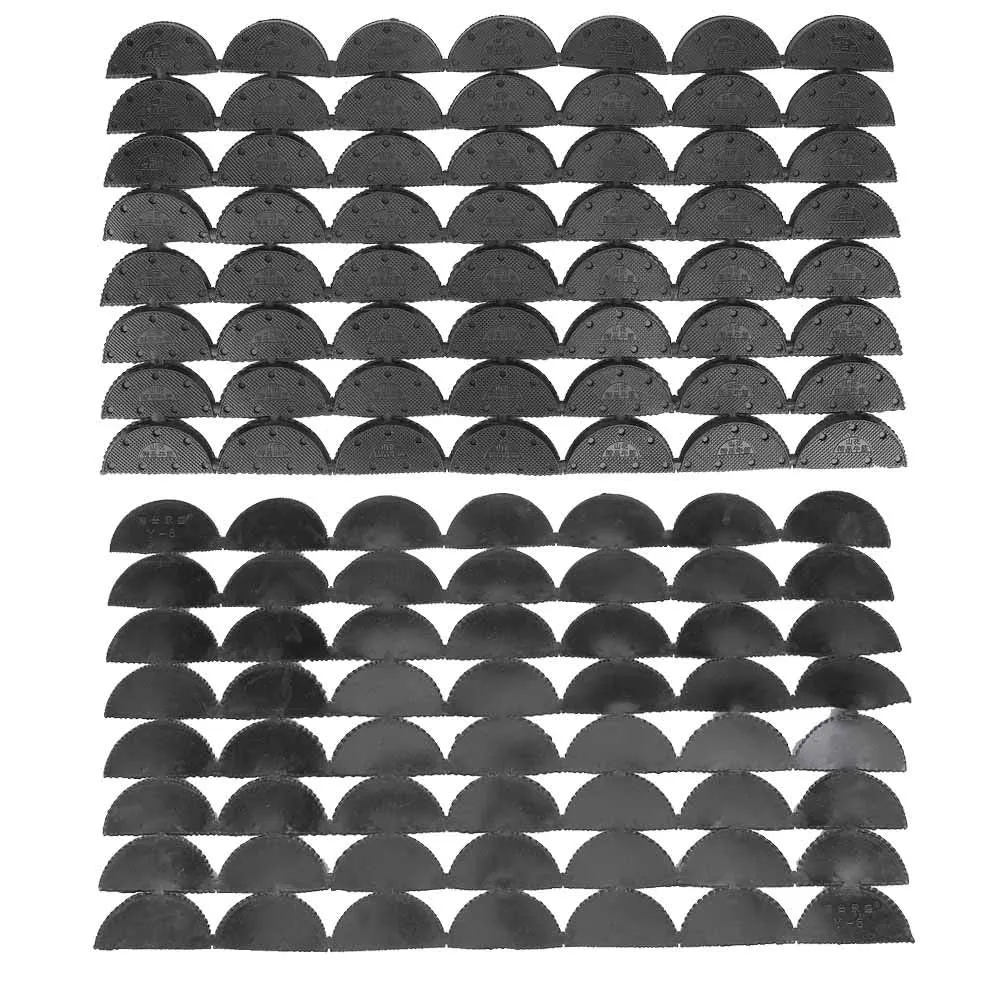 Belika Heel Saver-56Pcs Black Rubber Wearable Anti-Slip Cutable Heel Protection Shoe Repair Accessory