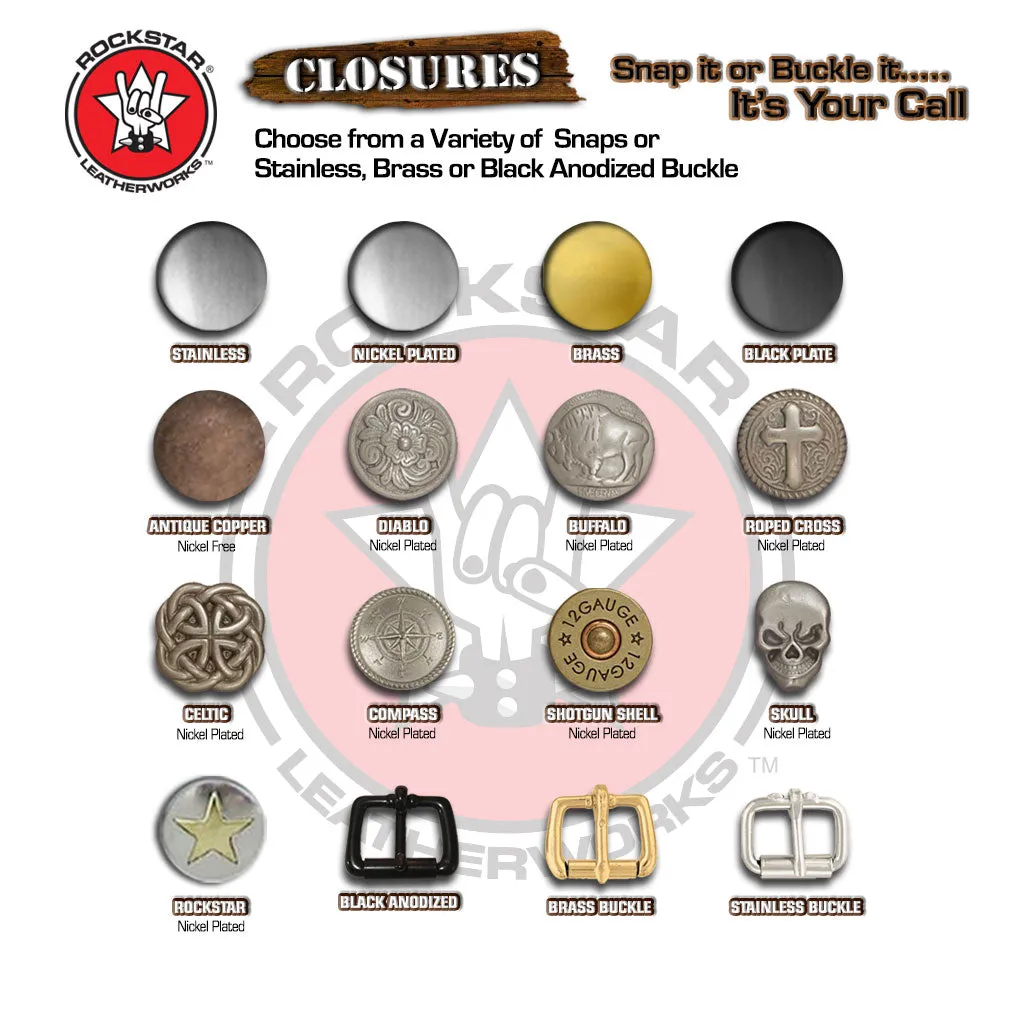 Design & Create an Original Leather Cuff Wristband
