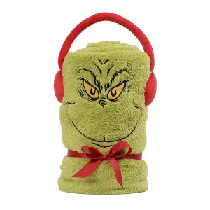 Dr. Seuss The Grinch Snowthrow Throw Blanket