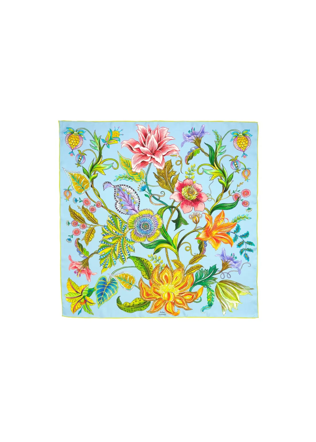 Echo - Sunkissed Silk Square Scarf