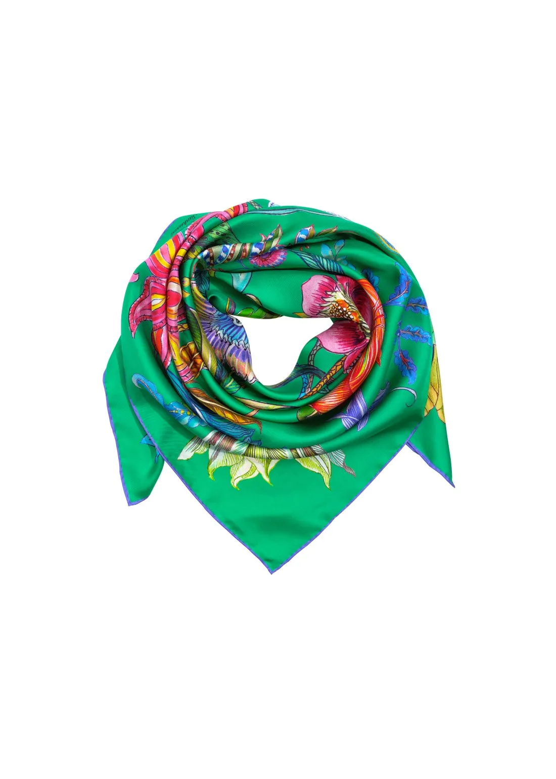 Echo - Sunkissed Silk Square Scarf