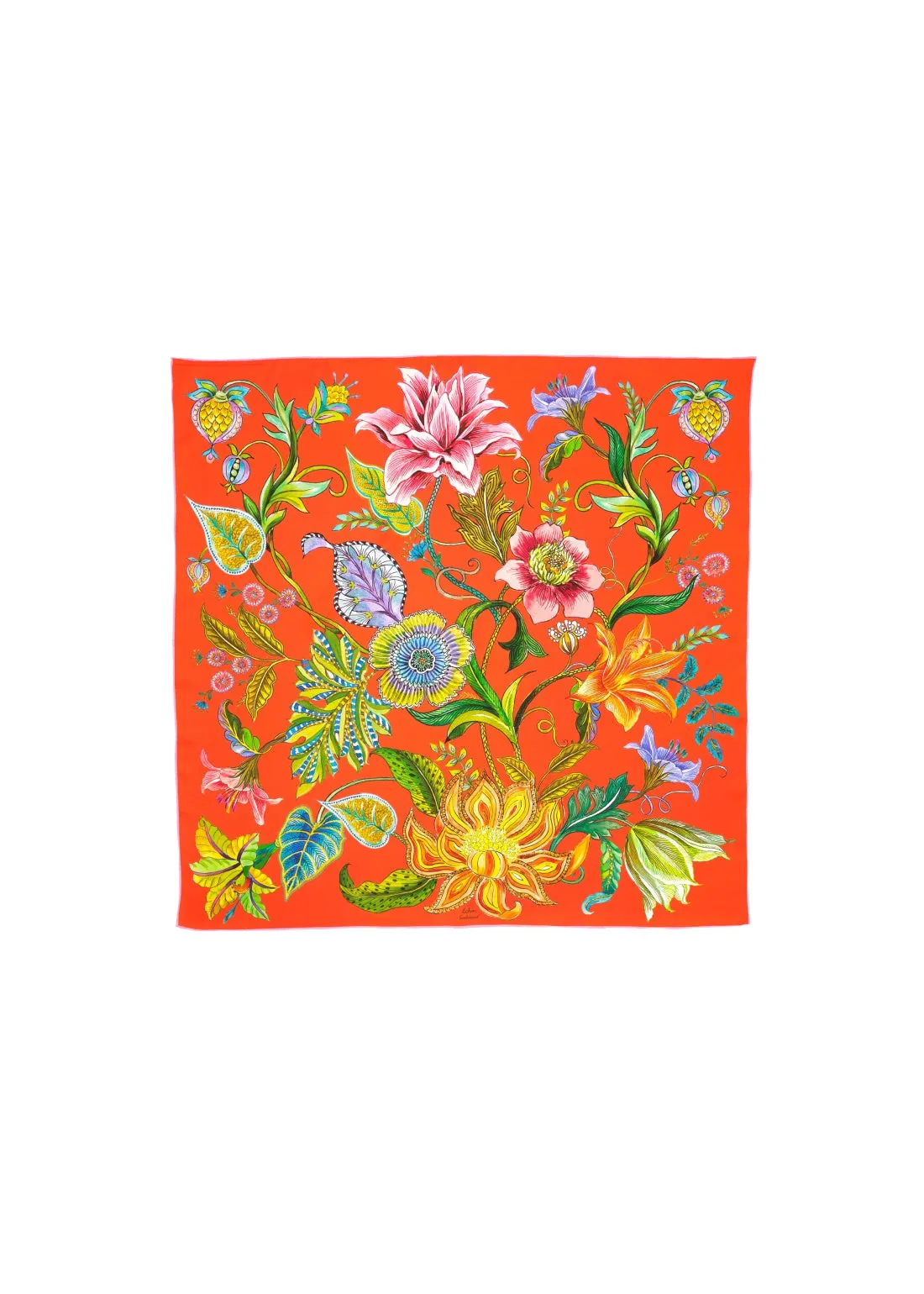 Echo - Sunkissed Silk Square Scarf