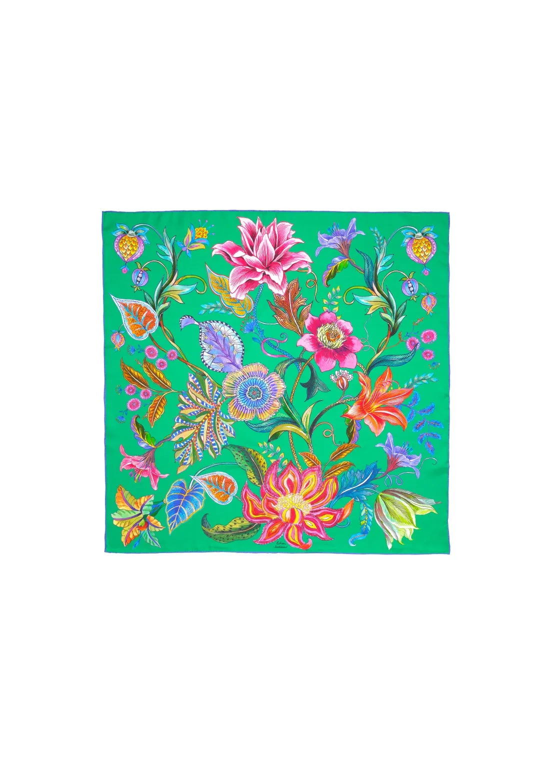 Echo - Sunkissed Silk Square Scarf