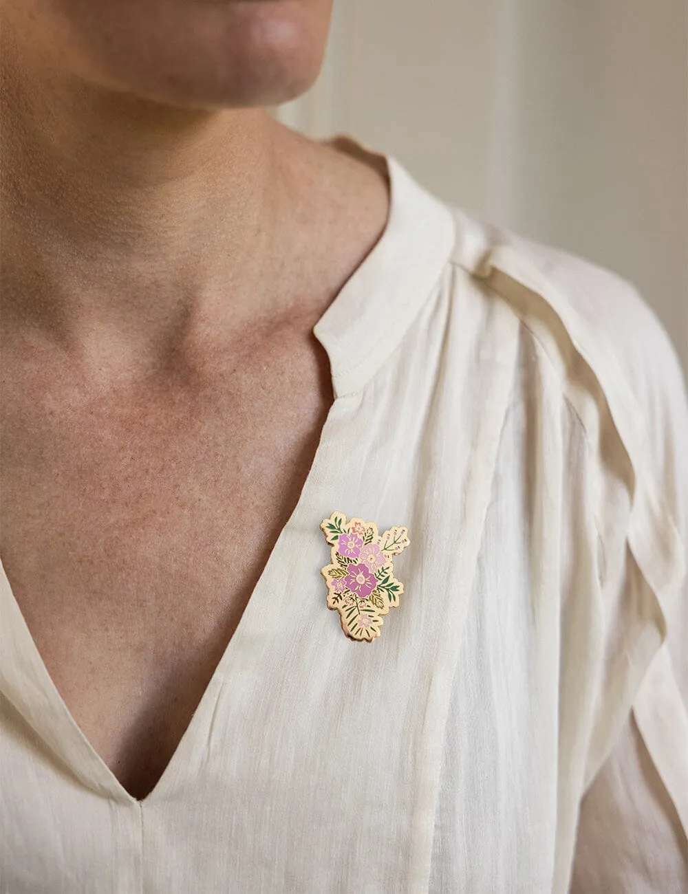 Flower Enamel Pin
