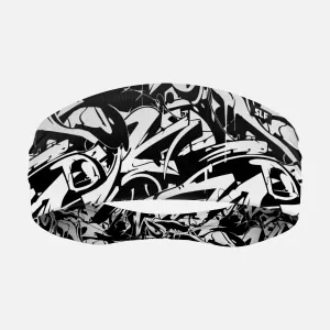 Graffiti Turnt Black Headband