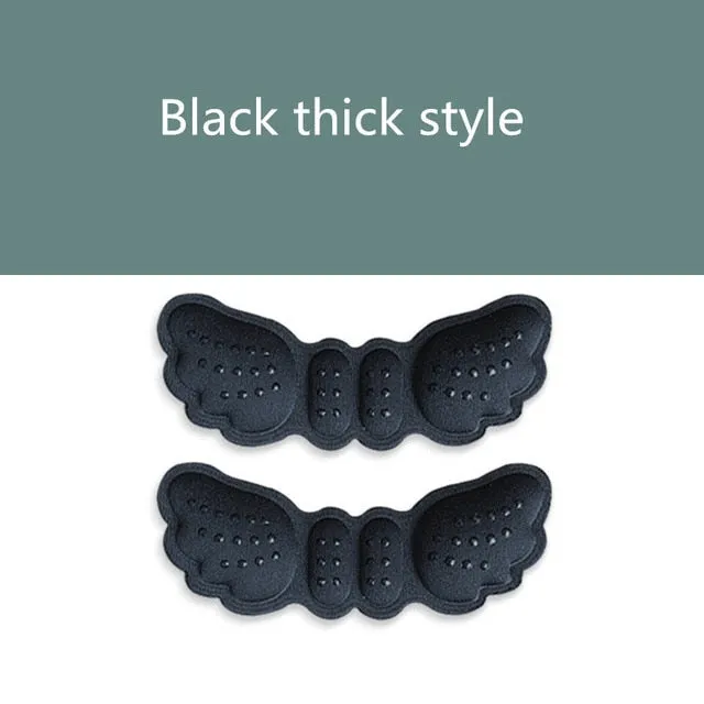 High Heel Insoles Butterfly Adjust Size Heel Liner Grips Protector Sticker Heel Pad Foot Care Anti Keep Abreast Heel Pads