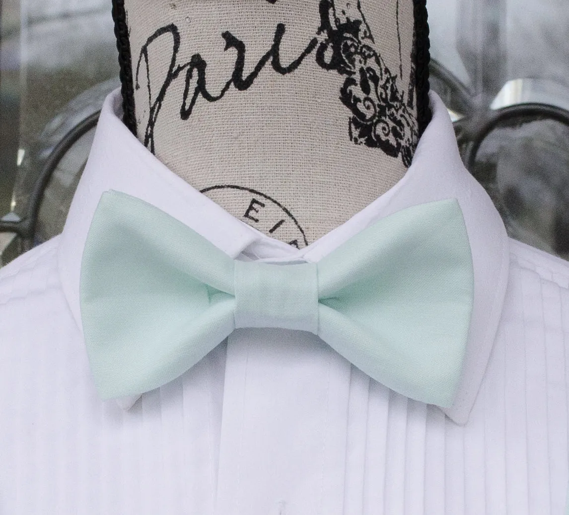 Ice Mint Bow Tie and/or Suspenders (169)