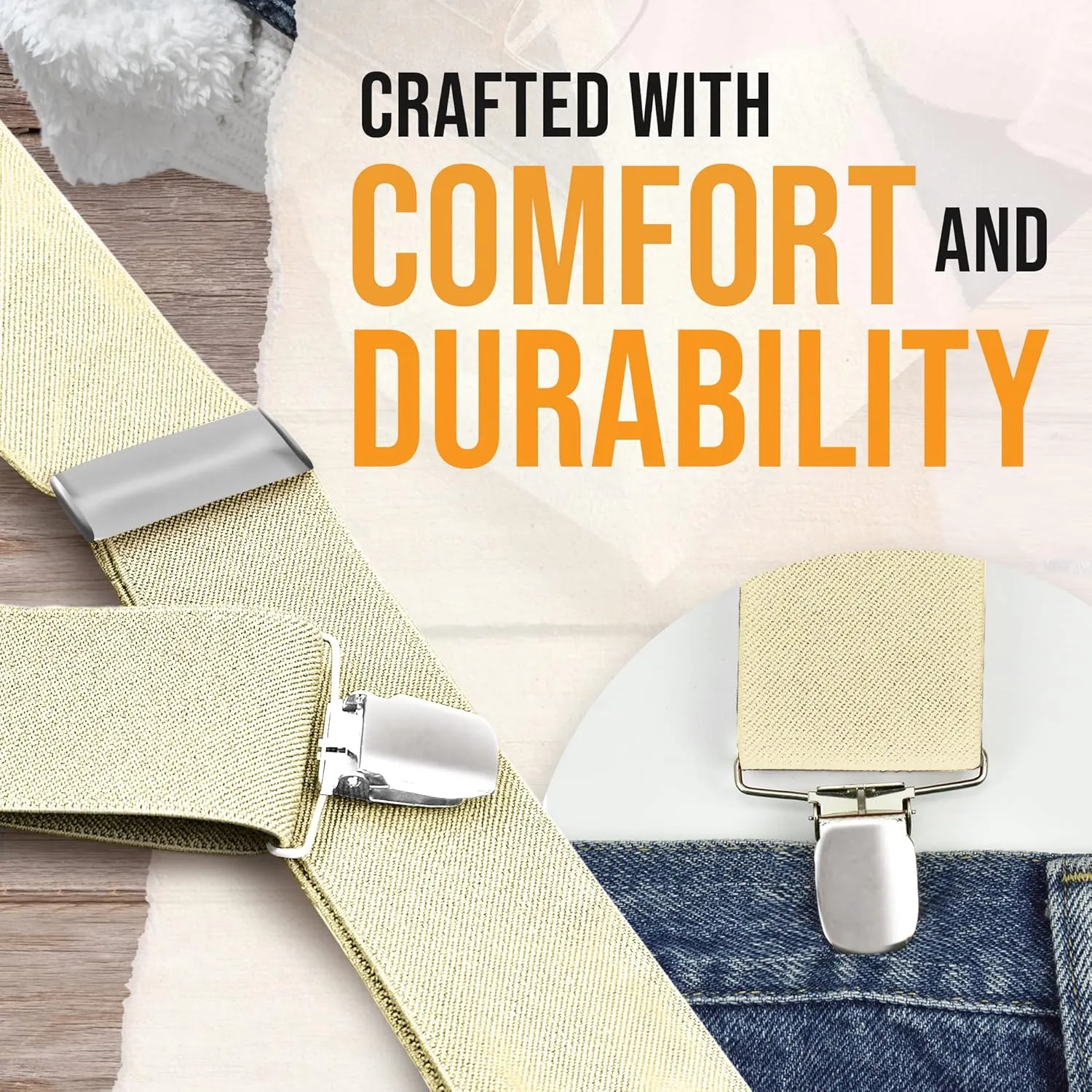 Kids and Baby Elastic Adjustable Solid Color Suspenders (Available in 3 sizes and 27 colors)
