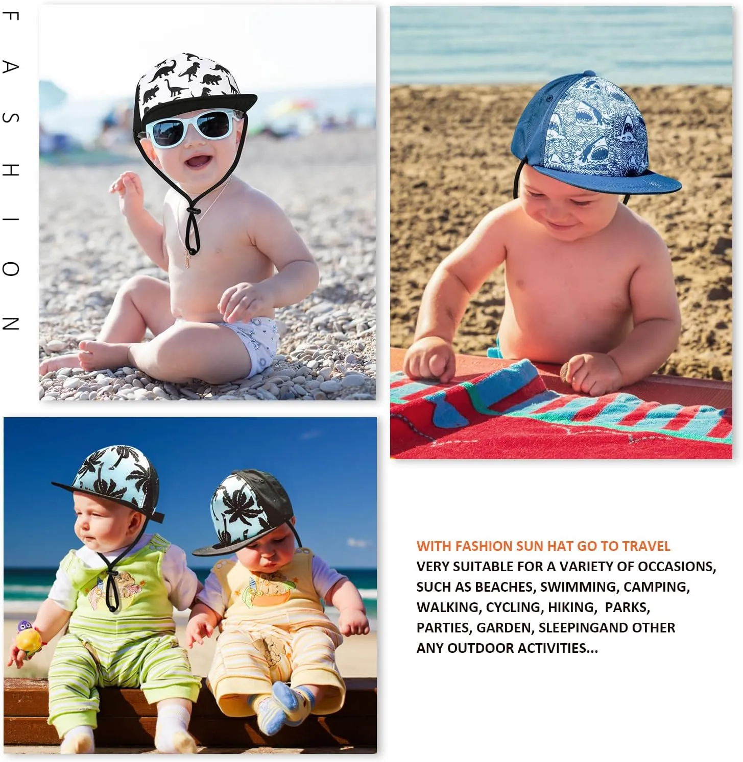 Kids Baseball Hat Visor, Toddler Boy Girl Sun Protection Hat Cotton Hats,Sun Hat for Baby Little Girls Boys Children