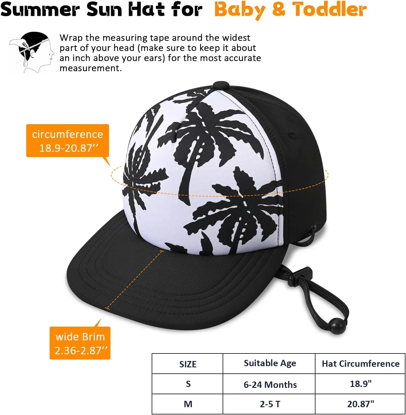 Kids Baseball Hat Visor, Toddler Boy Girl Sun Protection Hat Cotton Hats,Sun Hat for Baby Little Girls Boys Children