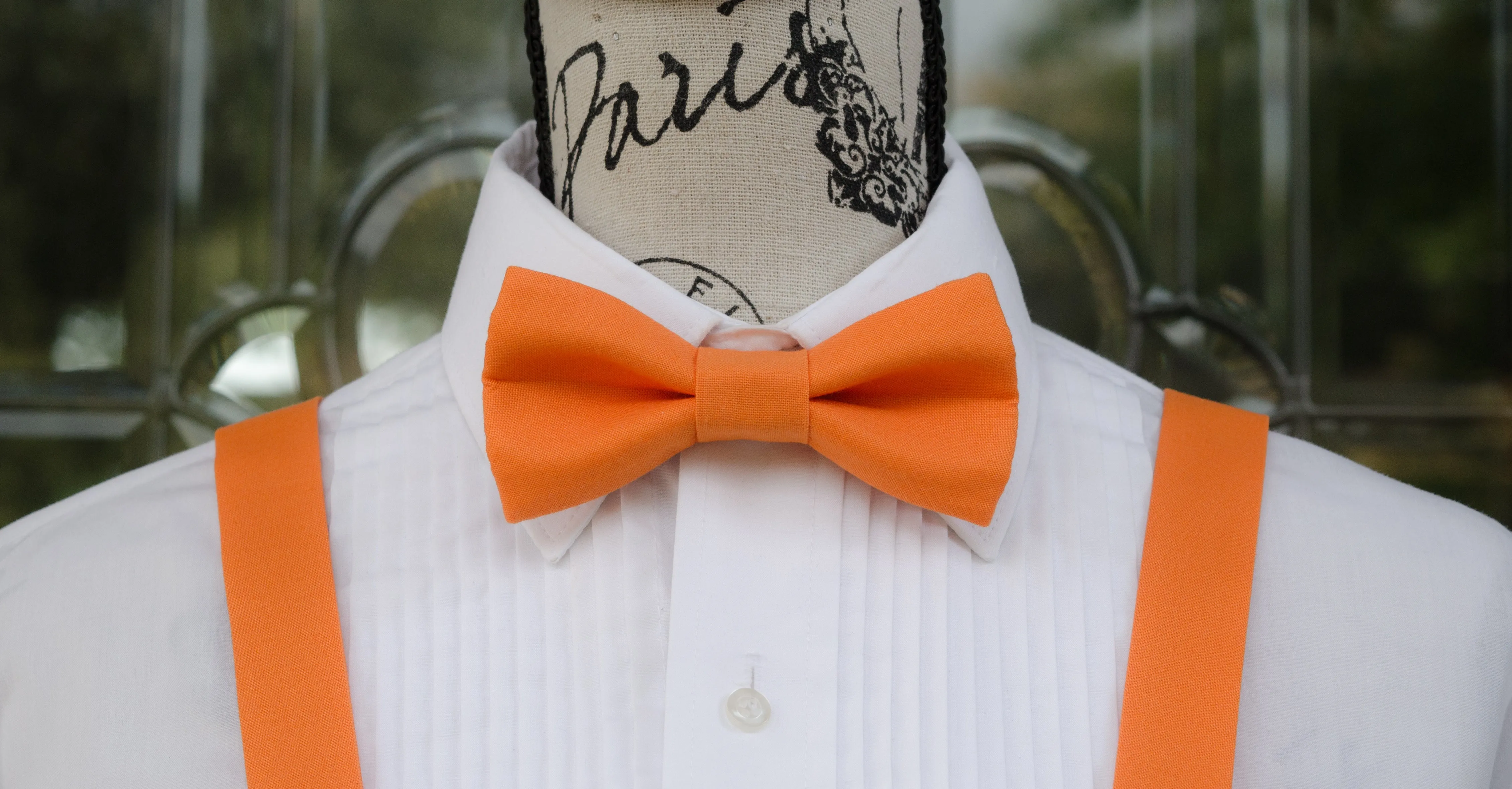 Orange Bow Tie and/or Suspenders (80)