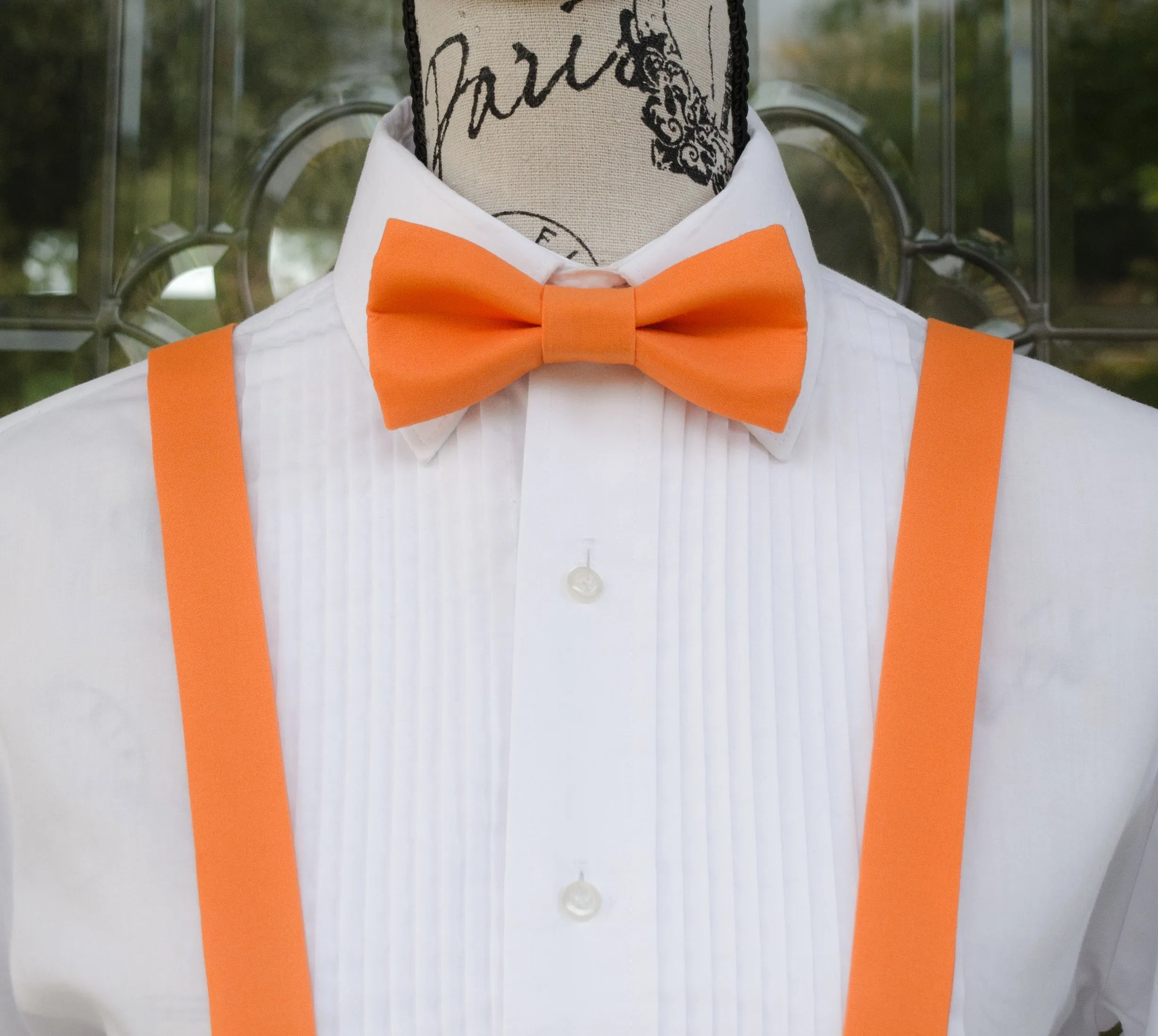 Orange Bow Tie and/or Suspenders (80)