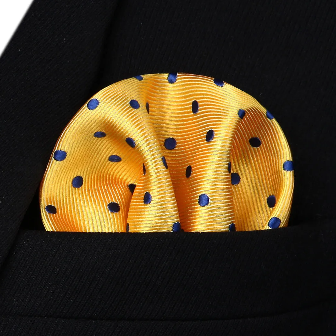 Plaid Suspender Pre-Tied Bow Tie Handkerchief - C3-YELLOW