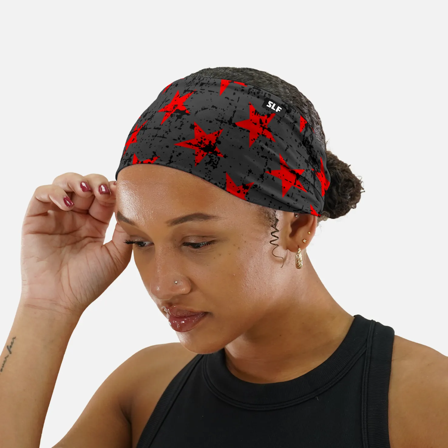 Stars Red Headband