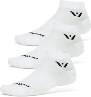 Swiftwick- ASPIRE (3 Pairs) Ankle Running & Cycling Socks, Breathable, Compression Fit