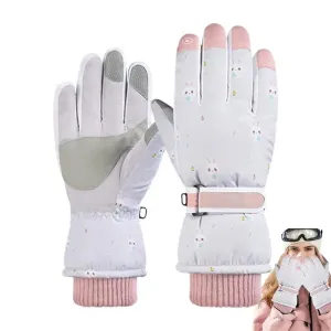 Thermal Snow Gloves For Women High Dexterity Touchscreen Sports Gloves Warm Winter Gear For Mountaineering Motorcycling Running