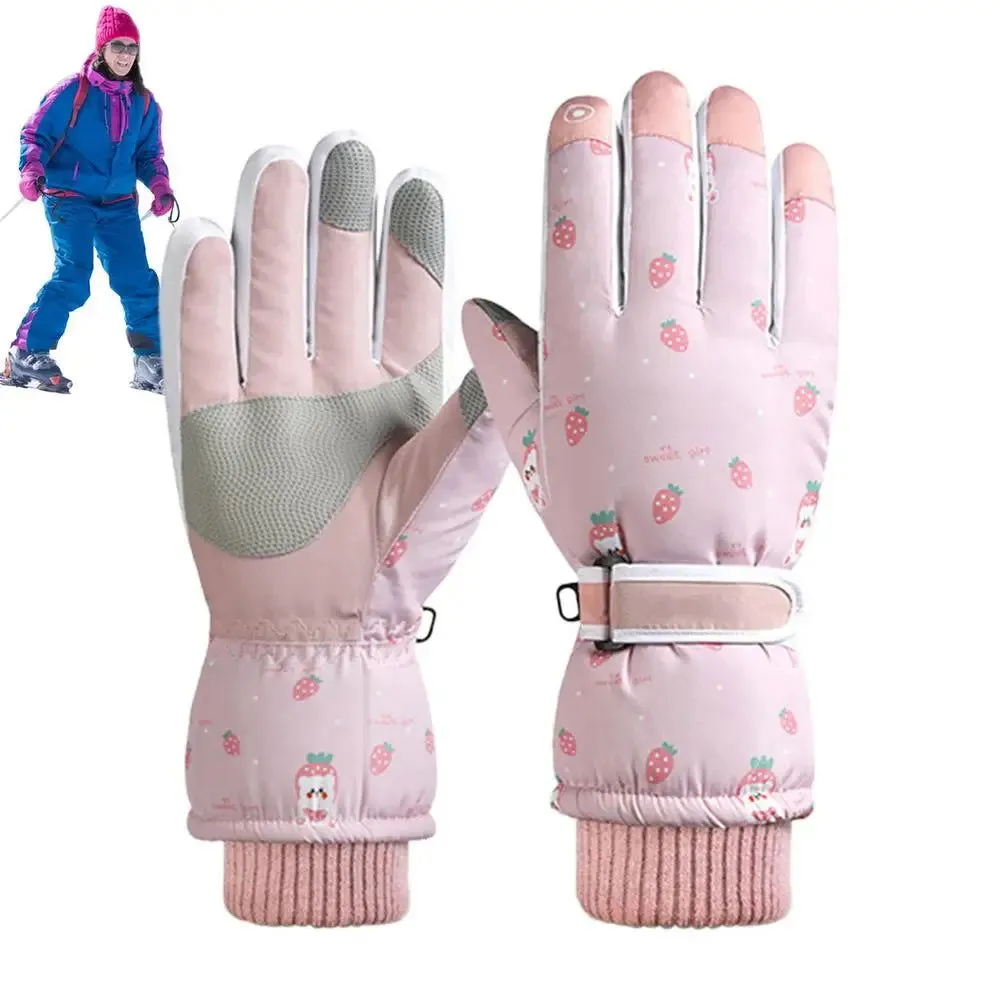 Thermal Snow Gloves For Women High Dexterity Touchscreen Sports Gloves Warm Winter Gear For Mountaineering Motorcycling Running