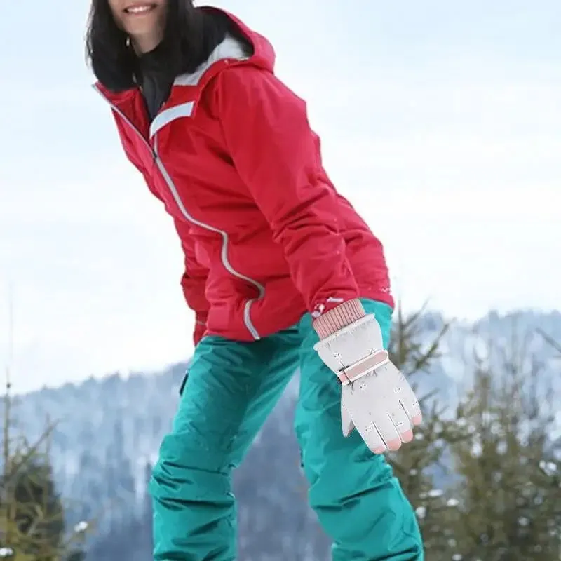Thermal Snow Gloves For Women High Dexterity Touchscreen Sports Gloves Warm Winter Gear For Mountaineering Motorcycling Running