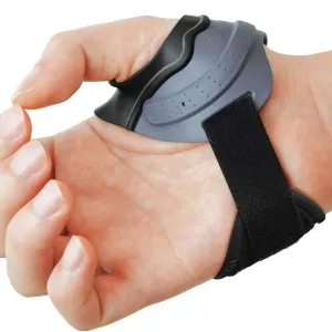 Velpeau CMC Thumb Brace for Arthritis Pain and Support, with High Elasticity and Anti Slip Wrist Strap, Comfortable Thumb Splint Stabilizer for Osteoarthritis for Women and Men (Grey, Right Hand, XS)