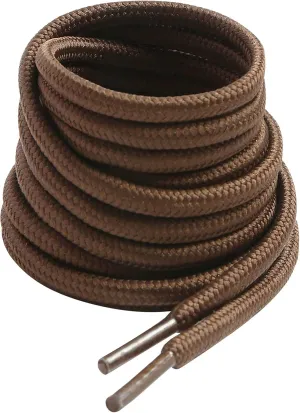 VSUDO 2 Pairs Round Boot Laces, 5/32" Outdoor Work & Hiking Shoe Laces for Boots