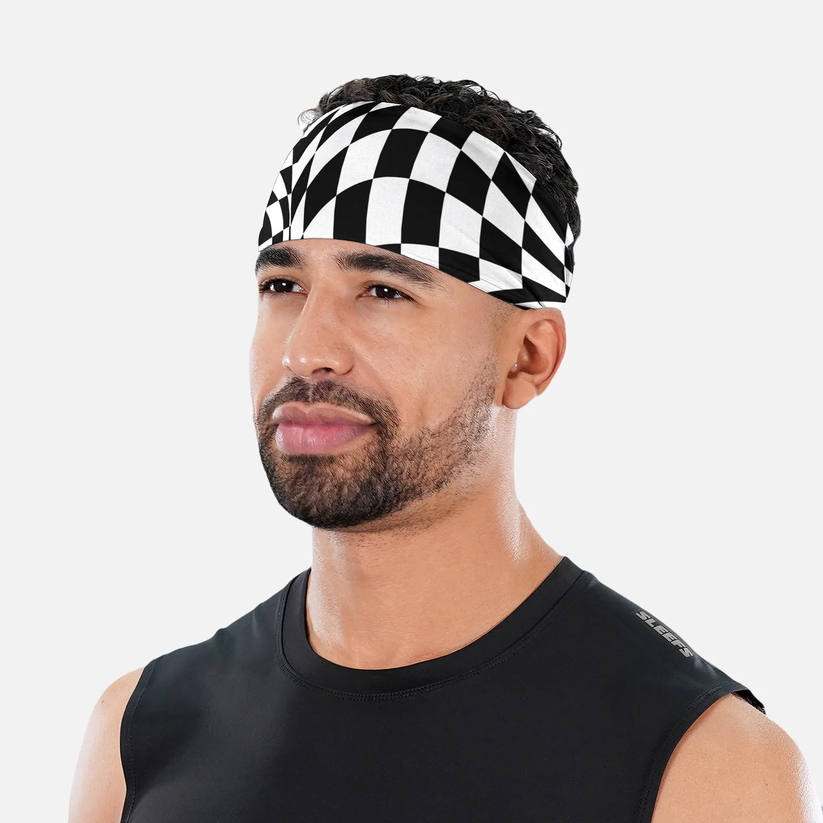 Warped Checkered Headband