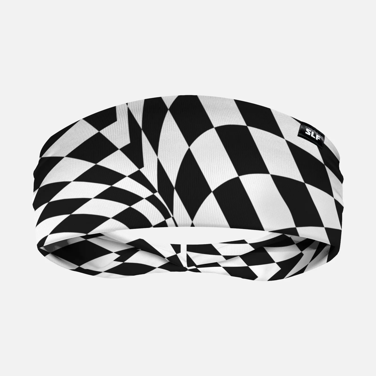 Warped Checkered Headband