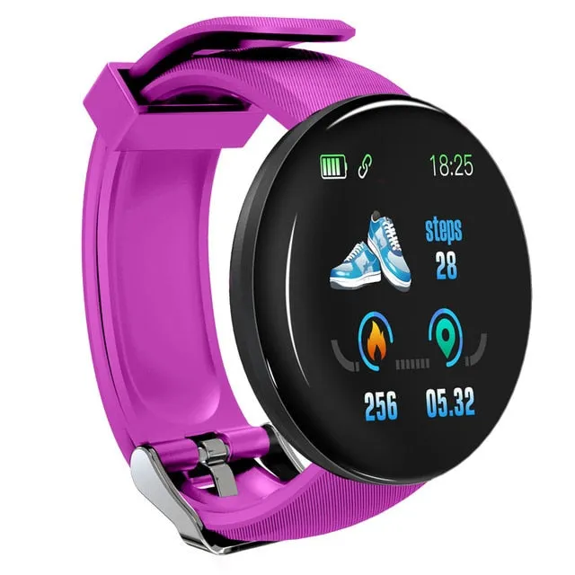 Waterproof Blood Pressure Round Smartwatch