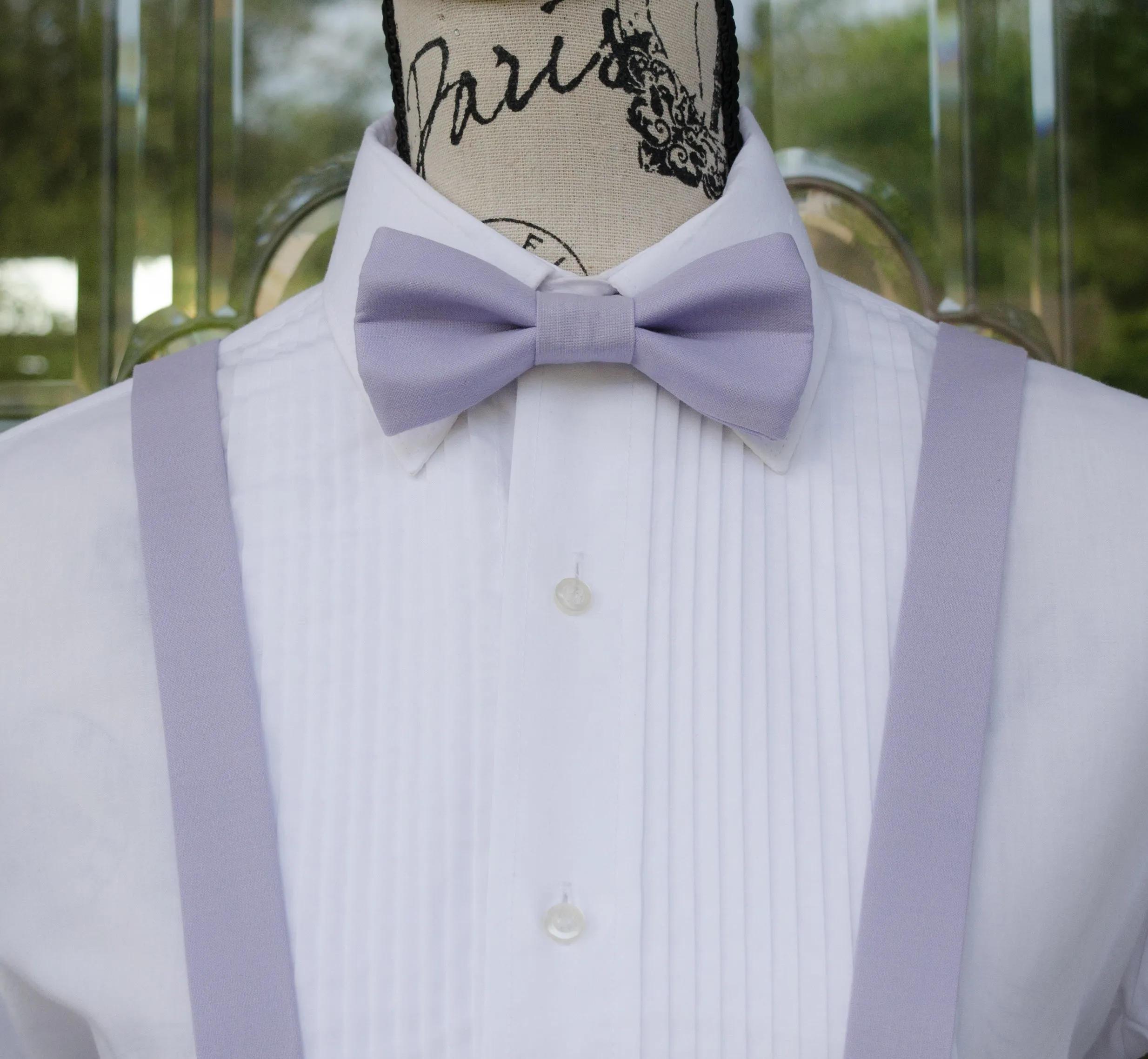Wisteria Bow Tie and/or Suspenders (215)