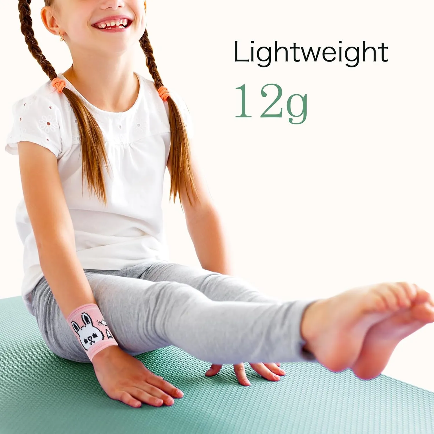 Wrist Brace, Compression Wrist Strap Support Wrist for Kids, Youth, Boys& Girls, One Size, Sports Wristband 1 pair (Pink Tiger)
