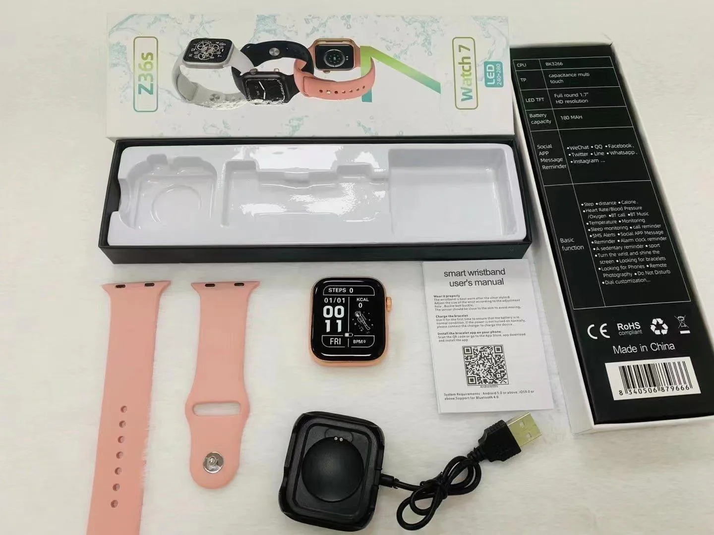Z36S Smartwatch Full Touch Waterproof 7 Series